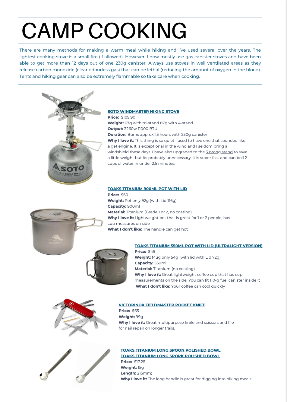Hiking Gear Guide