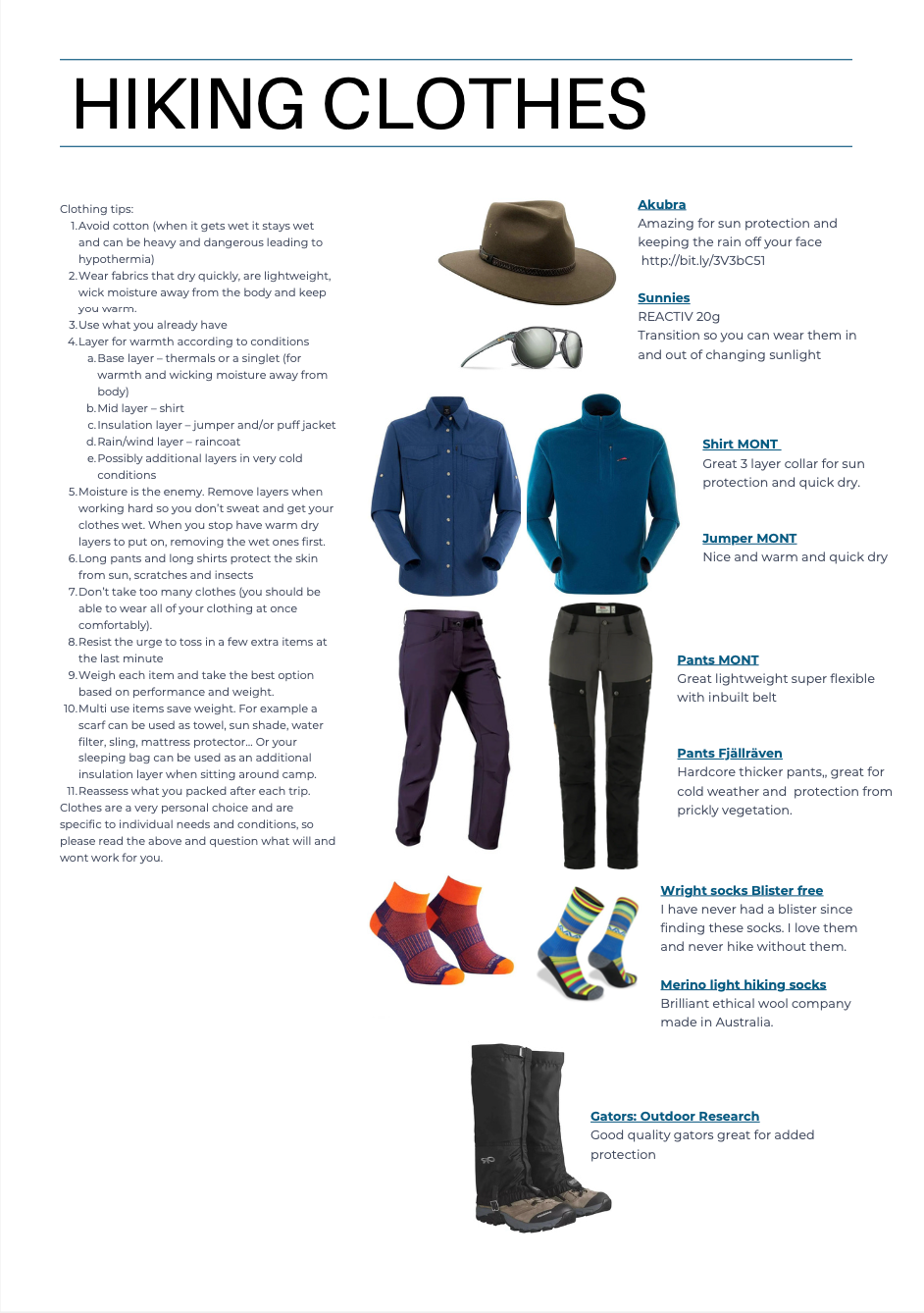 Hiking Gear Guide
